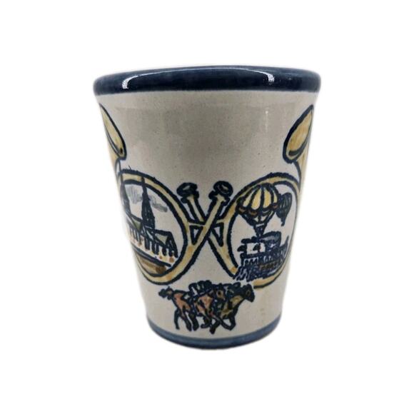 Vtg 80s Louisville Stoneware Kentucky Derby Churchill Downs Mint Julep Cup - Picture 1 of 10